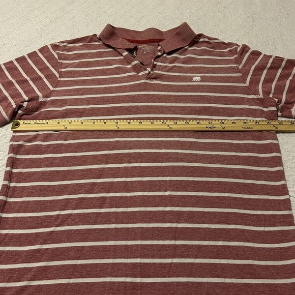 Banana Republic Shirt Mens XL Red Striped Polo Golf Outdoors Casual Classiccore - Picture 6 of 15